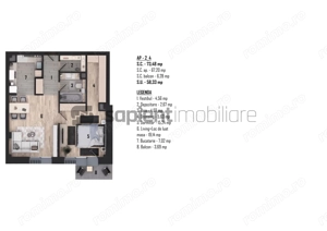 Apartament nou, modern cu 2 camere - Ultracentral -  Cuza Voda - imagine 3