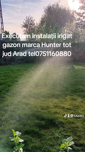 Sisteme irigații 