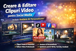 Ofer servicii de creare si editare clipuri video pentru social media TIK TOK, FB REELS, YOUTUBE SHOR