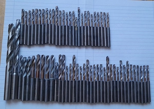 Burghie  profesionale pt. metal Walter Titex Extreme din carbura  si burghie Ruko lot de 65 bucati