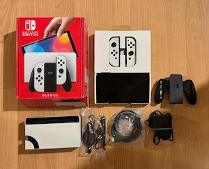 Nintendo Switch Alb OLED Nou 