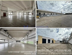 Hale  spatii comerciale Pascani, str. Vatra, de la 300mp la 5000mp