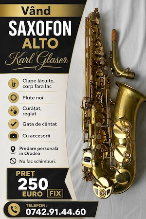 Saxofon alto Karl Glaser 