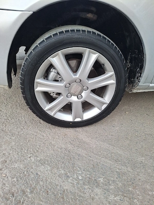 set 4 jante aliaj Seat  5x112 r17 + anvelope 225/45/r17 