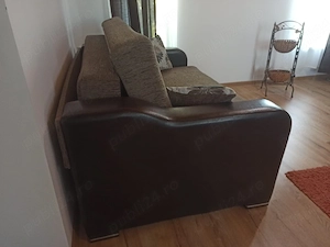 Vand canapea extensibila pentru 2 persoane cu lada de depozitare
