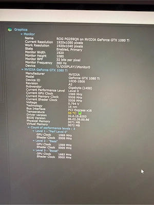 Nvidia GTX 1080 TI 11GB ,Aorus