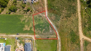 Teren 1237 mp cu PUZ aprobat de vanzare Bujac,Arad - imagine 3