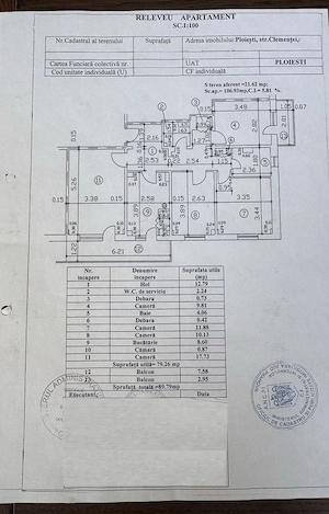 Apartament 4 camere - 79,26 mp utili - 2 balcoane - Mihai Viteazu - imagine 10