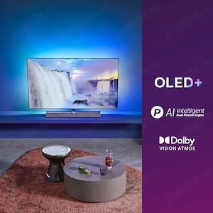 Televizor Philips Ambilight OLED 48OLED935   Bowers & Wilkins Soundbar