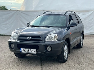Hiunday santa-fe 2.0 crdi 120cp 4x4 permanent 5+1 trp an 2006 acte valabile propretar fiscal pe loc  - imagine 4