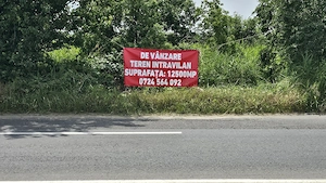 Teren intravilan 12500mp, soseaua de centura, vizavi de Arabesque