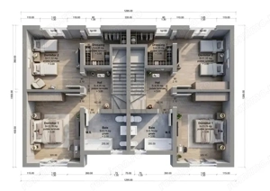 CALEA URSENI, DUPLEX, 4 CAMERE, 2 BAI, DRESSING, TERASA ACOPERITA - imagine 3