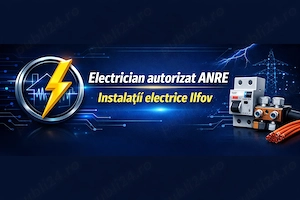 Electrician autorizat ANRE   Instalații electrice Ilfov (Vidra, Popești Leordeni, Berceni, Jilava, M