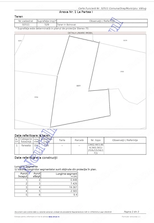 Teren de vanzare in Valiug , zona Crivaia p 22.300 euro. Ideal pentru o cabana , sau loc de gratar .