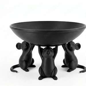 Bol Decorativ cu Suport Figurine Animale