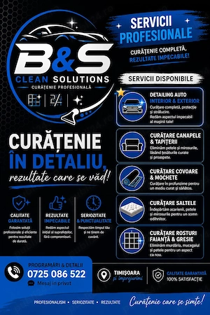 Prestez servicii de detailing, curatare canapele, saltele  rosturi gresie si faianta