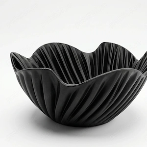 Bol Decorativ cu Design Ondulat 15cm Imprimare 3D