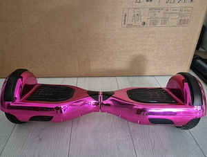 Hoverboard electric cu boxe Bluetooth, LED RGB,  cu sistem de auto-echilibr