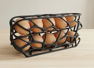 Dispenser Oua pentru Frigider, cu Rulare Automata, Design Modern Organic