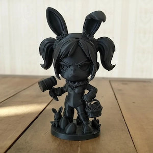 Figurină Decorativă Iepuraș de Paște Personaj Jucăuș 10cm