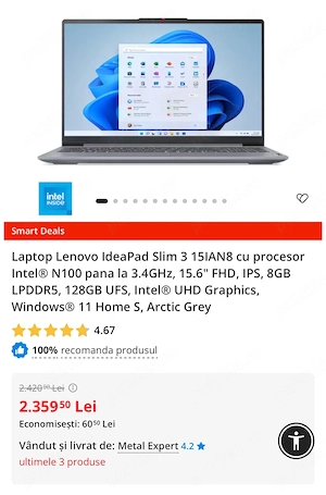 lenovo ideapad slim 3 15.6 15ian8 8gb