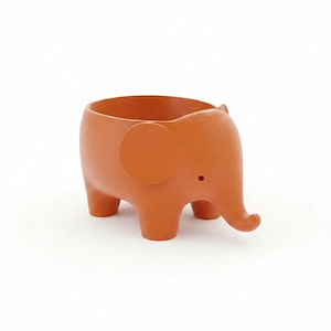 Jardinieră Decorativă Elefant pentru Plante Mici Imprimată 3D
