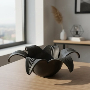Bol Decorativ Design Floral Imprimat 3D