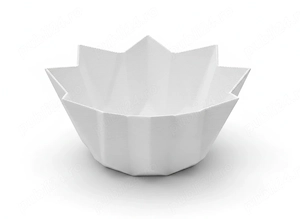 Obiect Decorativ Imprimat 3D, Design Geometric Inspirat de Origami