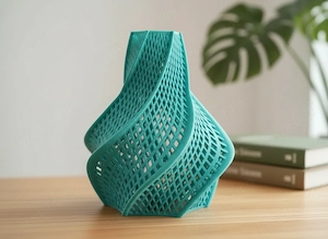 Vază Decorativă Imprimată 3D Design Modern