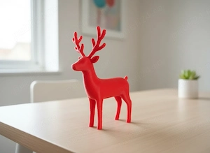 Figurină Decorativă Cerb, Imprimare 3D, Stil Modern