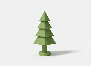 Set 3 Figurine Decorative Minimaliste Stil Copac Obiect Decorativ Interior Modern
