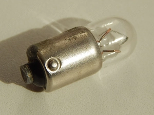 Bec tungsram 24V 2W 2663 cu filament incandescent - imagine 3