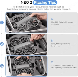 Geantă de Transport pentru DJI Neo 2   Goggles N3   RC Motion 3   Capacitate Mare, Protecție Premium