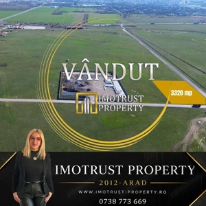 Teren industrial de vânzare Arad – 3.320 mp | PUZ aprobat | acces DN7