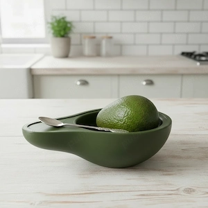 Bol Decorativ Formă de Avocado pentru Obiecte Mici, Imprimat 3D