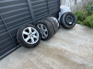 Vând 5 roti wv polo 9n 185/55R15 - imagine 4