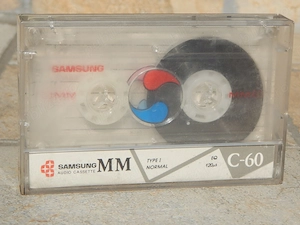 Caseta audio Samsung MM C-60 Type I inregistrata cu cutie originala