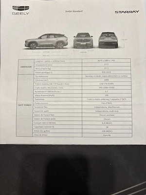 Geely Starray 1.5 T-DCT  GK - imagine 9