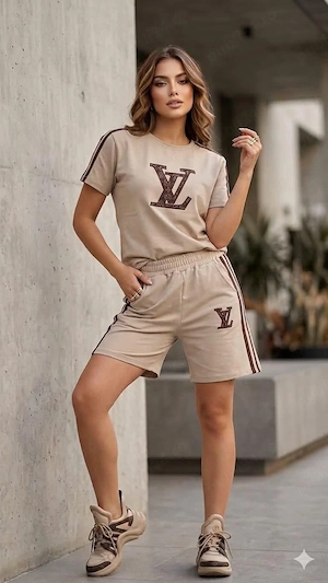 Compleu de dama LV . bej 