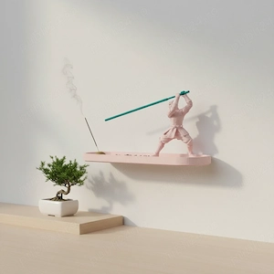Suport Bețișoare Parfumate Decorativ Samurai Imprimat 3D