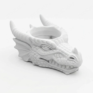Organizator decorativ in forma de cap de dragon