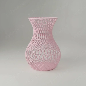 Vază Decorativă Imprimată 3D cu Design Modern Tip Rețea, 140 mm