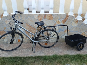 Remorcuta remorca bicicleta Noua, cos, sa scaun biciclete, piese, accesorii, roti bi - imagine 2
