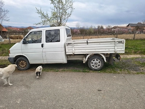 Vand camioneta dublu cabin VW Transporter T4 1998  2.4 Diesel -1500 euro negociabil - imagine 2