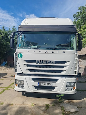 Vand ansamblu cereale Iveco stralis euro 5 eev 500 cai 2012+bena  cereale 1995 50mc