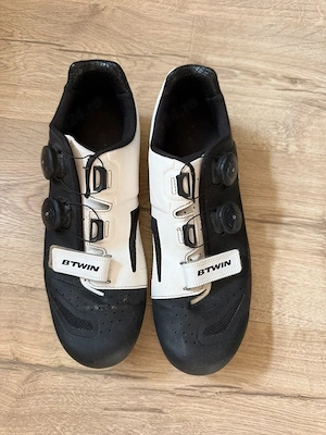 Pantofi ciclism B TWIN Decathlon BOA   stare foarte bună   confort premium
