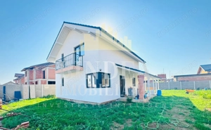 Casa individuala P+M Giarmata 584 mp 22 front, interior la alb