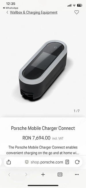 Statie incarcare EV 22kw Porsche  - imagine 2