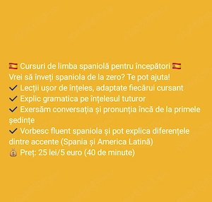 Lectii de gramatica limba spaniolă 