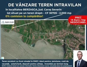 TERENURI Intravilan in Berzasca - imagine 3